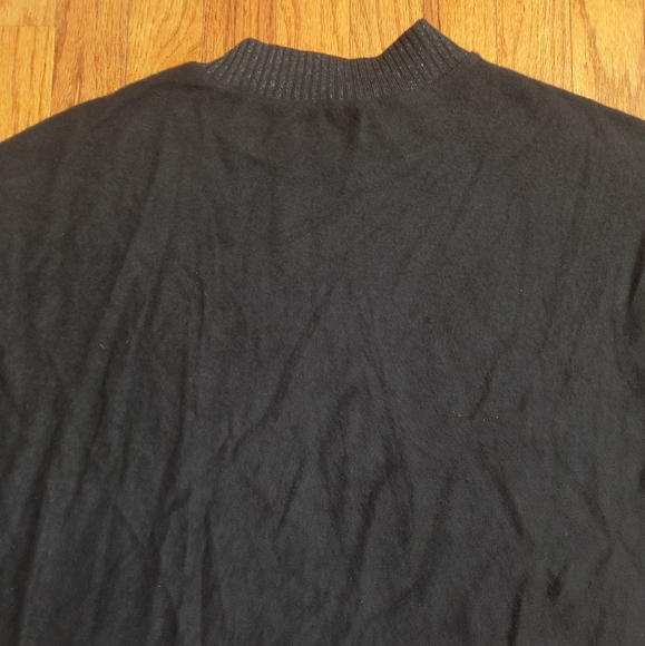 NWT Xersion soft black sweater with zipper and sparkles, women's large - Picture 10 of 13